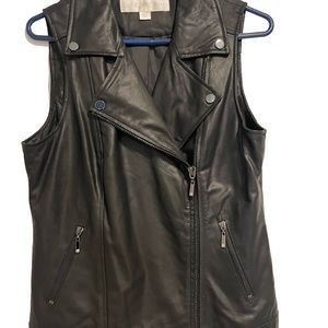 Boston proper leather vest - size 10